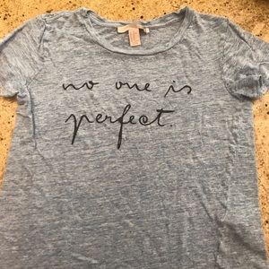 No one is perfect t-shirt